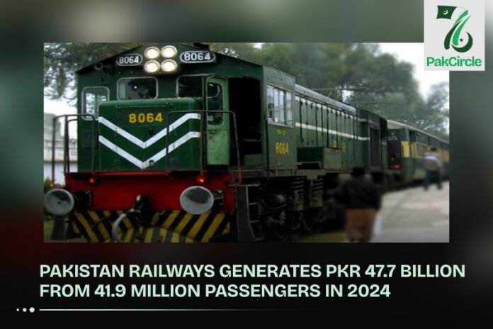 Pakistan Railways Generates PKR 47.7 Billion from 41.9 Million Passengers in 2024