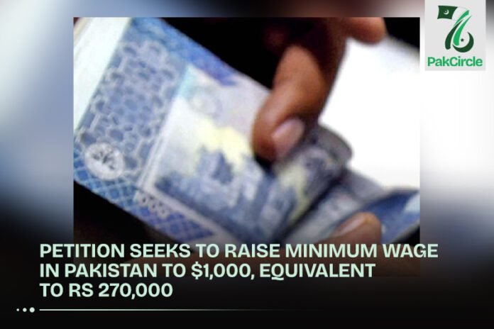 Petition Seeks to Raise Minimum Wage in Pakistan to $1,000, Equivalent to Rs 270,000