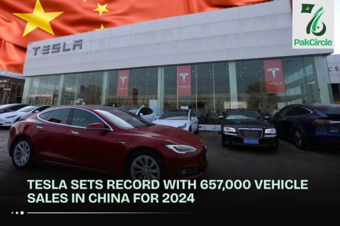 Tesla Sets Record with 657,000 Vehicle Sales in China for 2024