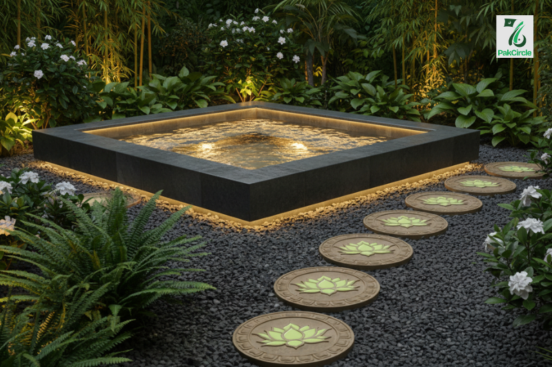 Luminous Glow Stepping Stones for Jacuzzi Outdoor