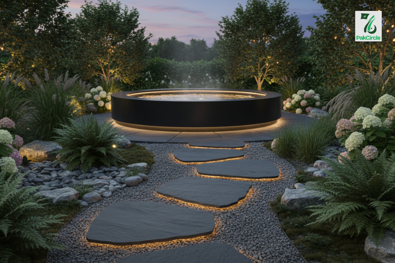  Stepping Stones for Elegant Jacuzzi Outdoor