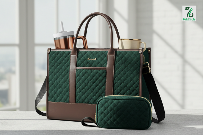 LOVEVOOK Laptop Bag with Clutch