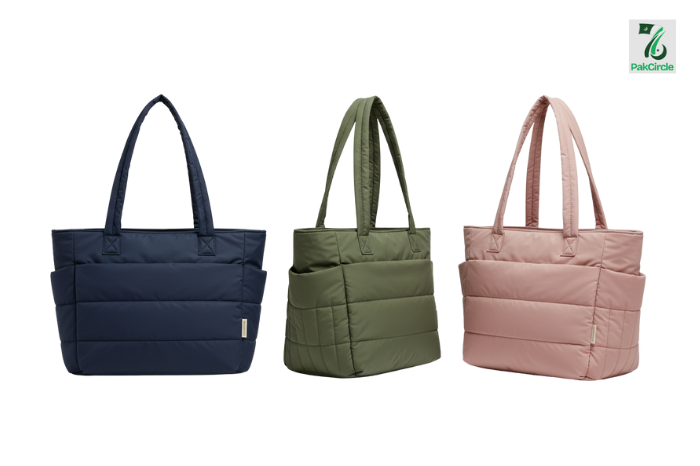 BAGSMART Lightweight Puffy Tote Bag