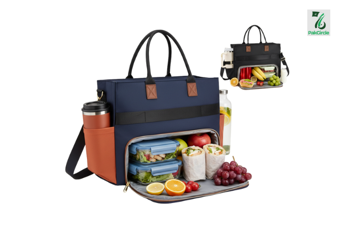 LOVEVOOK 2-in-1 Insulated Lunch & Laptop Tote Bag